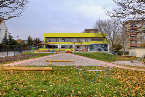 Ansicht Süd mit Kinderspielplatz, Bild: Daniel Franke, Fotodesign Berlin