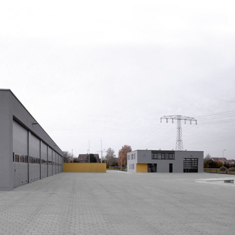 Hofblick entlang des Kfz- und Lagergebäude, Bild: Daniel Franke, Fotodesign Berlin
