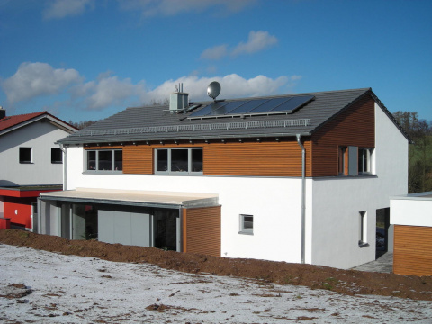 Ansicht Südseite Wohnhaus, Bild: Tobias Winkler