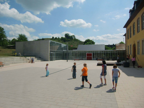 Blick auf den Mehrzwecksaal, Bild: Torsten Bude