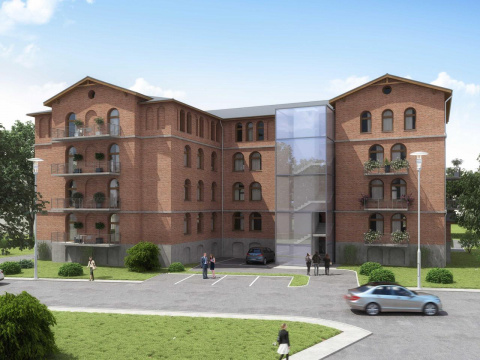 Frontalansicht von der Straße der Justiz, Bild: Alexander Korb