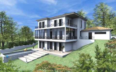 Blick von der Gartenseite, Bild: Alexander Korb