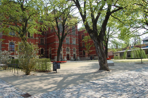 Schulhof Goethegymnasium, Bild: Karl Georg Rau