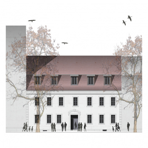 Ansicht Markt 3 (Fassadenstudie), Bild: Jan Fitzner