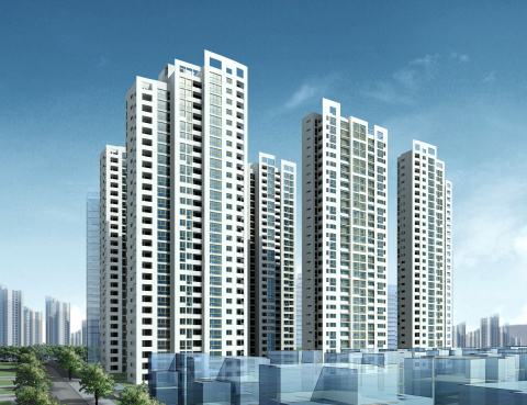 Ökologische Hochhäuser Tianjin.jpg, Bild: Volker K. Schreiber