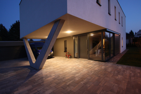 Eingang am Abend aus Nordwest, Bild: Alexander Reinshaus