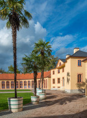 Blick in den Orangeriehof, Bild: Alexander Burzik