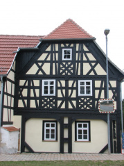 Umgebindehaus Straßenseite, Bild: Volkhard Lehmann