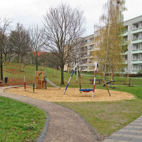 Spielplatz Sauerdornweg Gesamtanlage, Bild: Ingrid Theurich