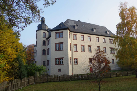 Schloss Wiehe 2016 - Westfassade, Bild: Heiko Pludra