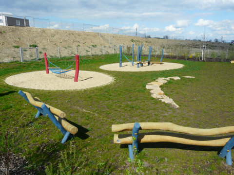Wohngebiet "An der Weinsteige" - nördlicher Teilbereich, Gestaltung Spielplatz, Bild: Andrea Ziegenrücker