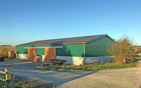 Ansicht Getreidelagerhalle, Bild: Doris Halfter