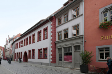 Michaelisstraße 7 (Große Waage) und 8 (Haus zur Sichel) , Erfurt, Bild: Hermann Günther