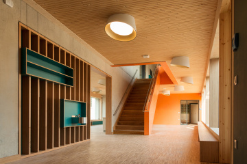 Blick in die Piazza im Erdgeschoss, Bild: Jörg Weber