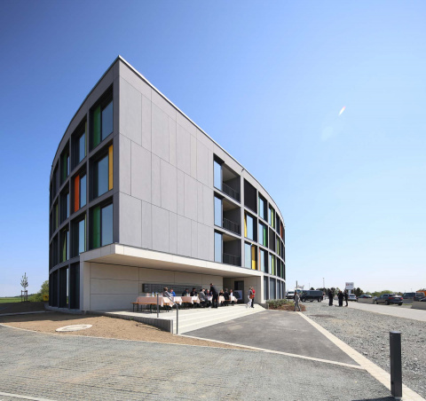 Studentenweohnheim Hof_Südfassade, Bild: Thomas Weiß