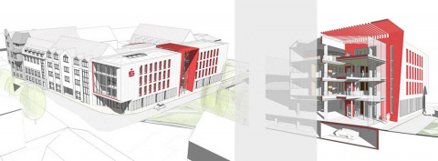 Städtebau und Internes Atrium, Bild: Ivo Mestenhauser