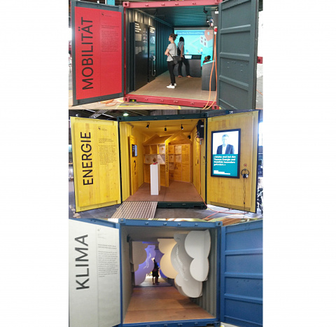 CONTAINER HOCH 3 - Wanderausstellung, Bild: Robert Ilgen