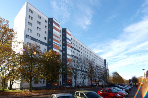 Julius-Leber-Ring 3-5, Nordfassade, Bild: Tom Kanngießer