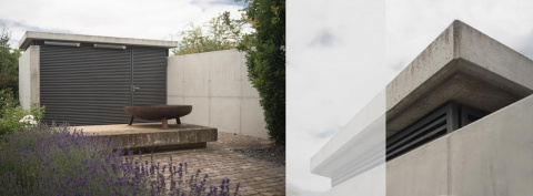 Gartenhaus aus Sichtbeton, Bild: Ivo Mestenhauser