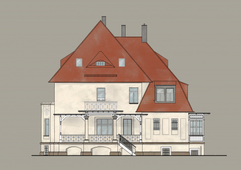 Sanierung einer Villa in Dresden, Bild: Lutz Fischer