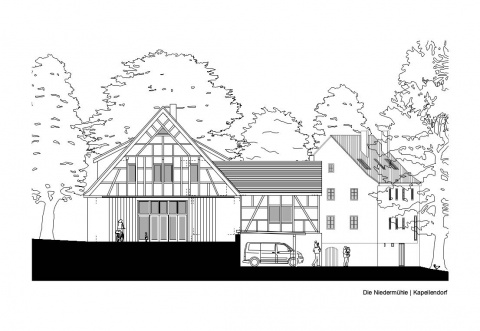 Ansicht Niedermühle Kapellendorf, Bild: Martin Dittmann