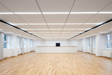 Schwurgerichtssaal im Erdgeschoss, Flügel A, Bild: Thomas Müller, Weimar