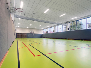 Sporthalle, Bild: Pia Wienrich