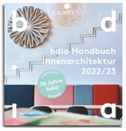 Cover bdia Handbuch Innenarchitektur 2022/23