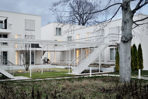 Blick in den Gemeinschaftshof, Bild: Steffen Gross