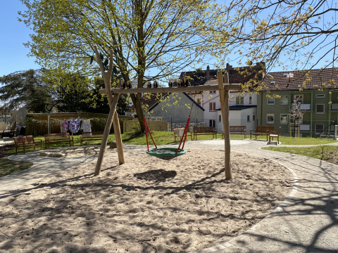 Sondershausen, Wohnumfeldgestaltung Am Lohberg, Bild: Katja Wittmann