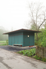 Parktoilette im Park an der Ilm, Bild: Max Wasserkampf
