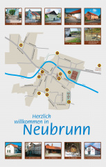 Übersichtsplan zu Veränderungsschwerpunkten der Dorfentwicklung, Bild: Friedhilde Schellenberger