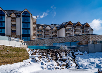 THE GRAND GREEN Oberhof  - Ansicht Infinity Pool, Bild: Matthias Frank Schmidt
