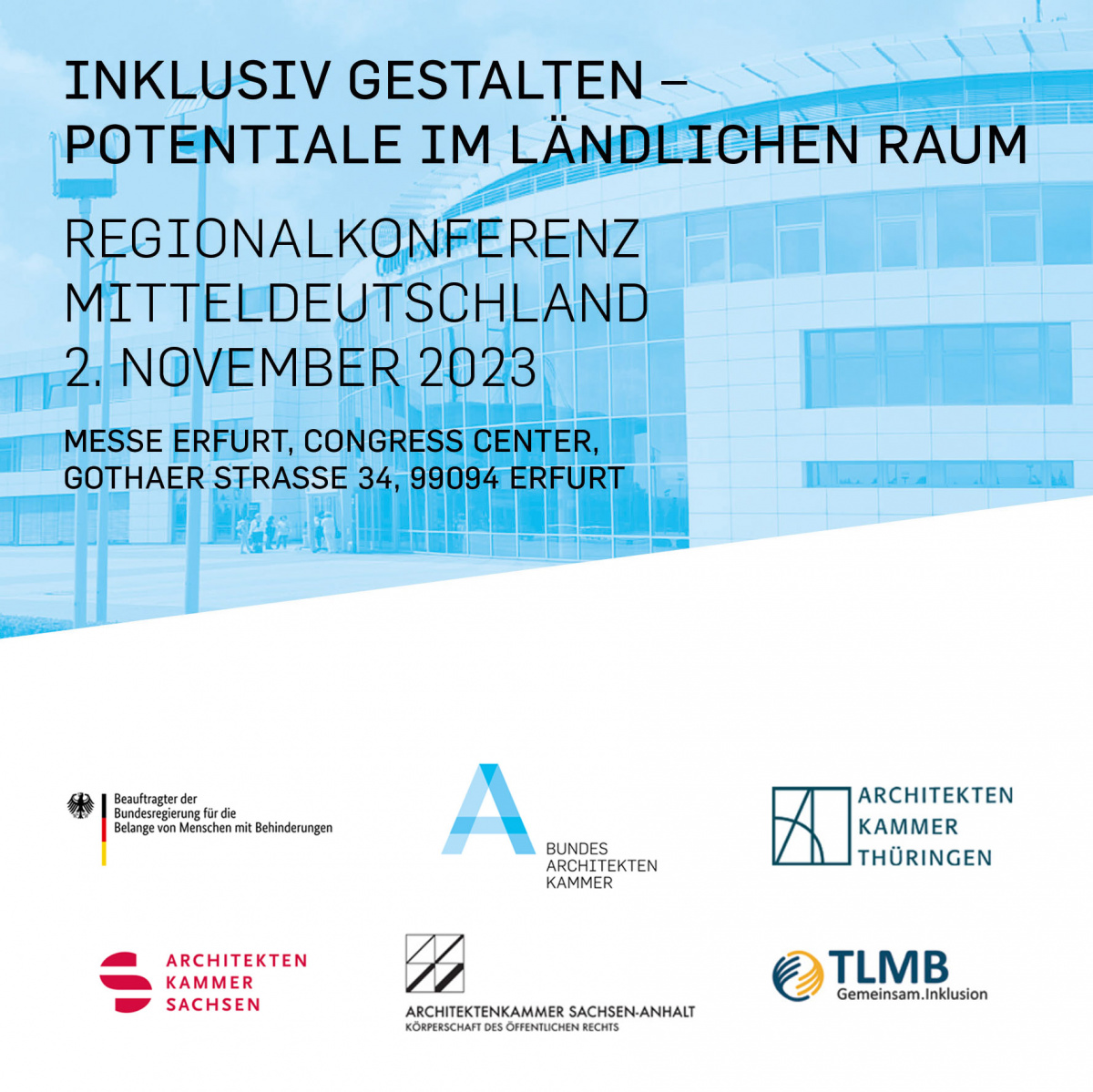 Key Visual 1zu1 mit Logos Regionalkonferenz 11.23 02, Bild: AKT / BAK