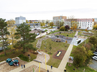 Luftbild Blickrichtung West, Bild: IBA Thüringen / Foto Thomas Müller