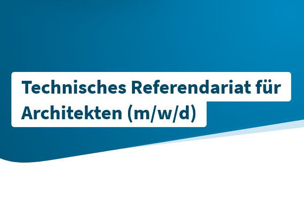 Technisches Referendariat für Architekten, Bild: Freistaat Thüringen