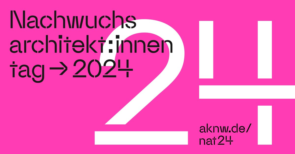 Nachwuchsarchitekt*innentag 2024 NAT-24 Logo, Bild: BAK