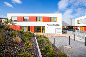 Südansicht der Erweiterung, Bild: Fotoservice Kötz