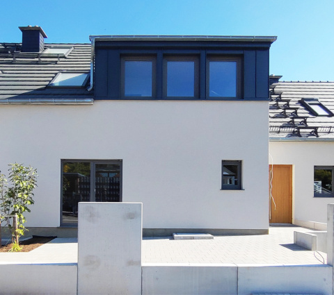 Außenansicht Detail Gaube, Bild: Thomas Laubert