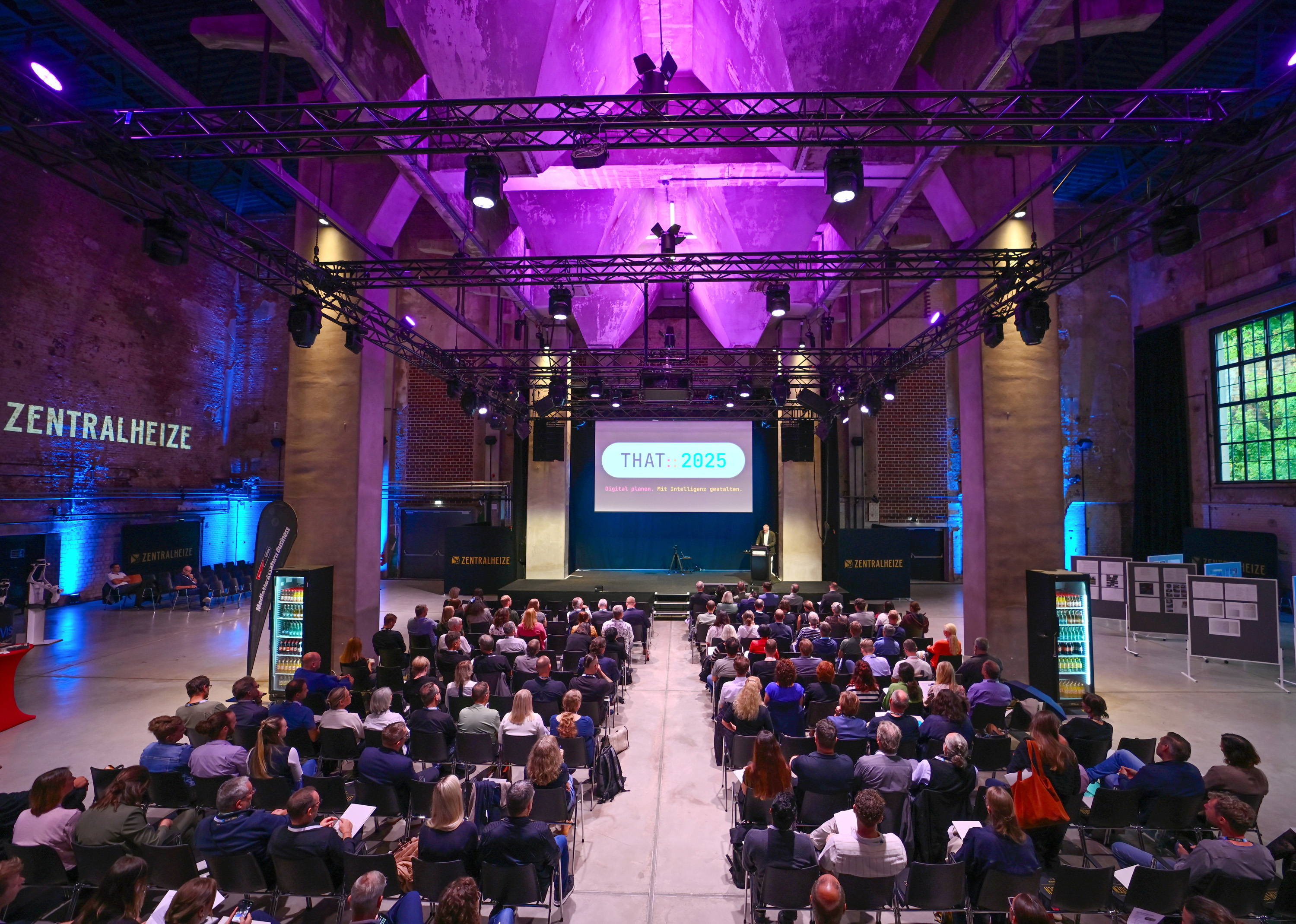 Bot einen imposanten Rahmen für den THAT 2025: Kesselsaal der Zentralheize in Erfurt, Bild: Michael Voigt