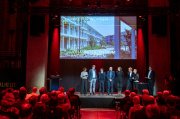 Die Nike für Wohnen ging an das Johanniterzentrum Andreasgärten in Erfurt (Architektur: Heine Mildner Architekten BDA | Dorschner Kahl Architekten | Simonsen Freianlagen; Bauherrschaft: Johanniter-Unfall-Hilfe e. V., Landesverband Sachsen-Anhalt/Thüringen)