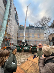 Baustellenbesichtigung im Wittumspalais Weimar