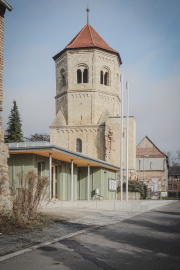 Empfangspavillon Kloster Göllingen - Straßenzufahrt