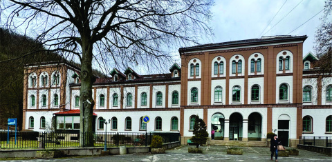 Blick auf das Gebäudeensemble vom Neanderplatz aus, Bild: Pia Wienrich