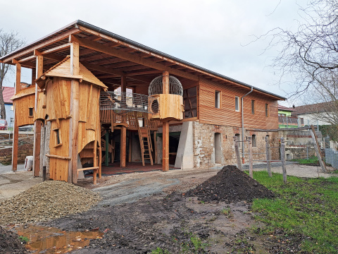 Mehrgenerationenspielplatz Alte Brauerei Wickerstedt Südansicht, Bild: Hellmar Schultz