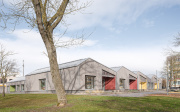Neubau Kindergarten "Flax & Krümel" in Sömmerda_Gartenansicht