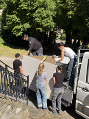 Gemeinsames Arbeiten auf Schloss Wiehe
