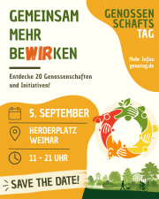 Gemeinsam mehr beWIRken – Genossenschaftstag in Weimar