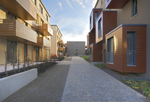 zentrale Erschließungsachse, Bild: Michael Miltzow, Bildwerk Weimar